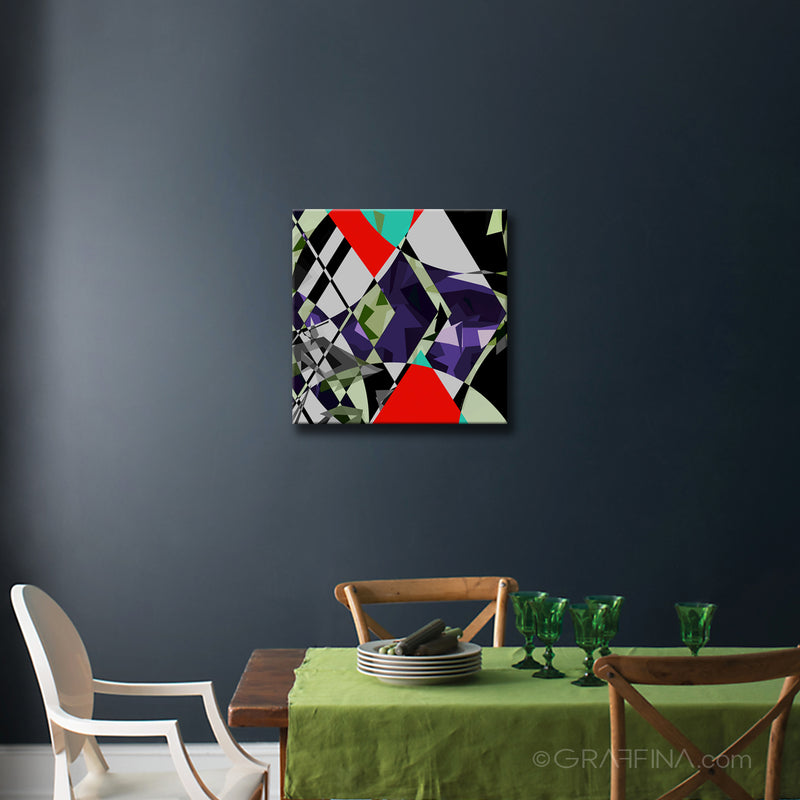 Chasing Dreams-Abstract Art Print Display-Mixed Shapes Collection-by Mimi Matloob-graffina.com