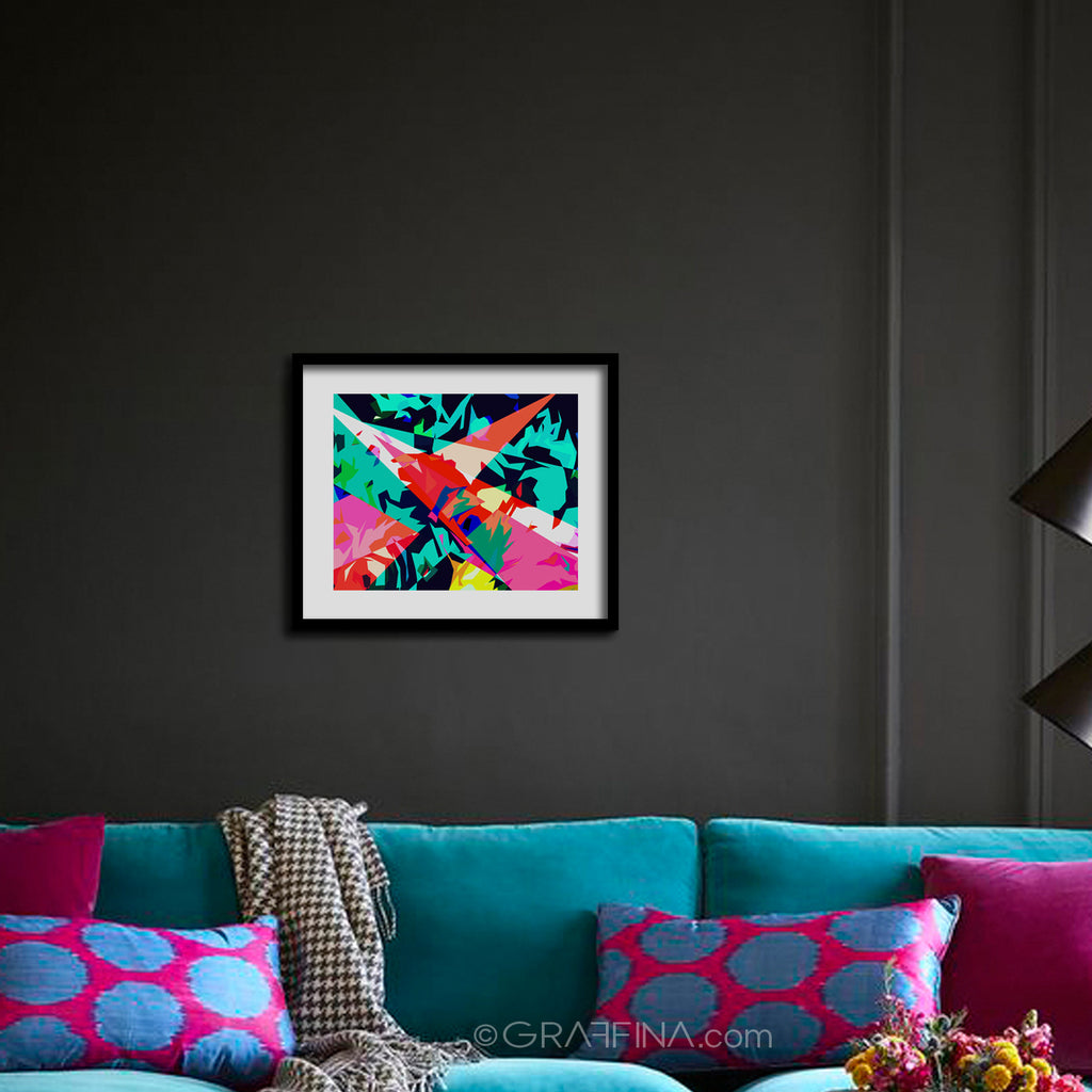 Feisty - Abstract Art Print